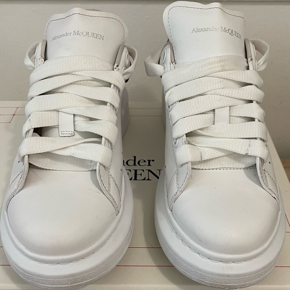 🔥Alexander McQueen oversized Leather Sneakers💃🏼 - Picture 11 of 12